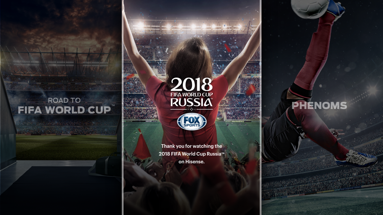 Thank you for watching the 2018 FIFA World Cup Russia on Hisense.